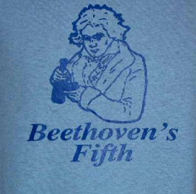 Beethovens Fifth classical composer funny bb Shirt L  