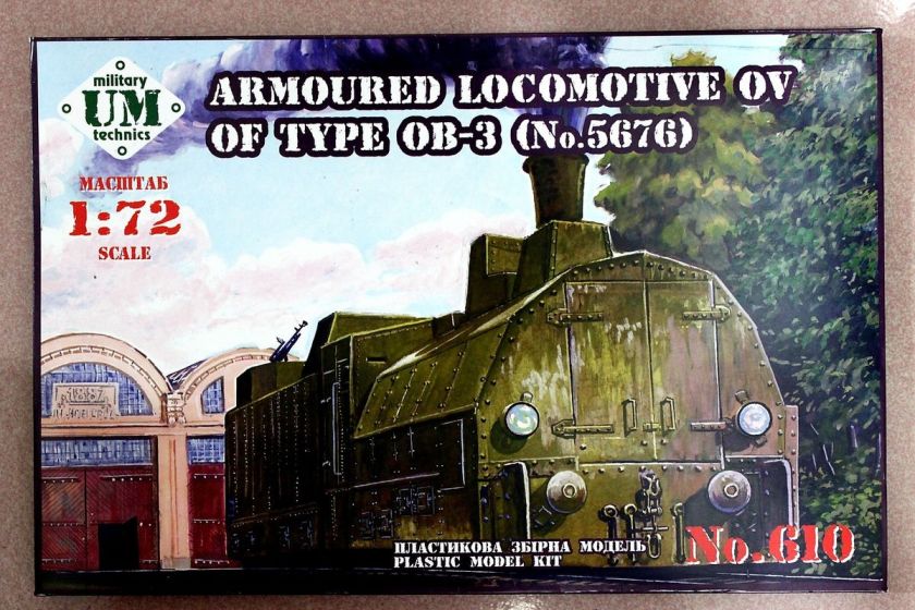 UM 1/72 610 WWII Soviet Red Army Armoured Locomotive OV of type OB 3 
