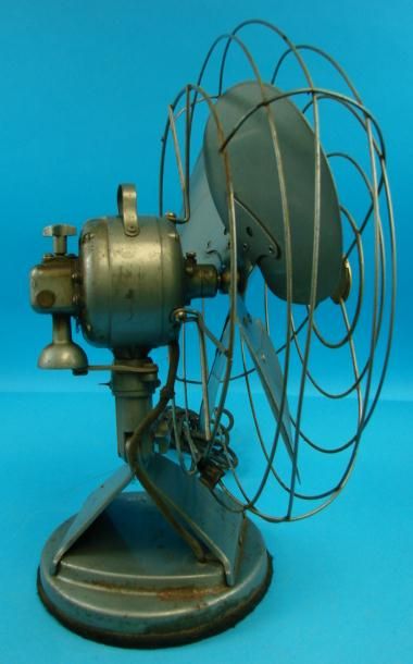 Mimar Electric Fan 416XX MP 4 Blade Large 16 Vtg Deco Space Age 