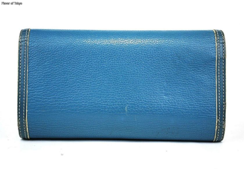   LOUIS VUITTON Suhali Porte Tresor Leather Wallet Purse VTG  