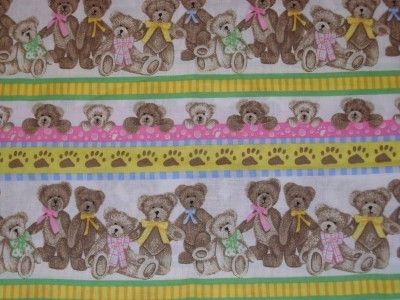 Lot of 2 BOYDS BEARS Baby Burp Cloths RAGS Pink Stripes  
