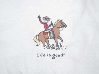 NWT Life Is good Horse Rider COWBOY JAKE Ride WOMEN Lg  