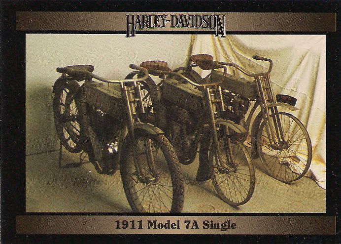 Harley Davidson Motorcycles 1911 Model 7A Single Engine 30 CI Single 