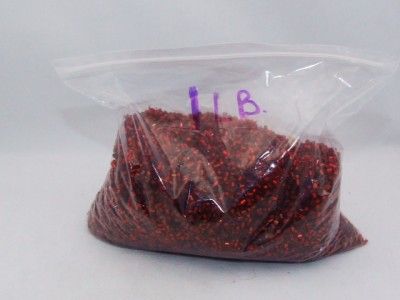 VINTAGE Red Glass Heishi Beads Loose Repair 1 lb NICE  