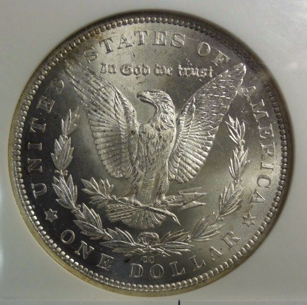 1884 CC MORGAN DOLLAR NGC MS62  