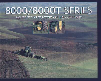 John Deere 8000 8000T Series Tractor Brochure 1998  