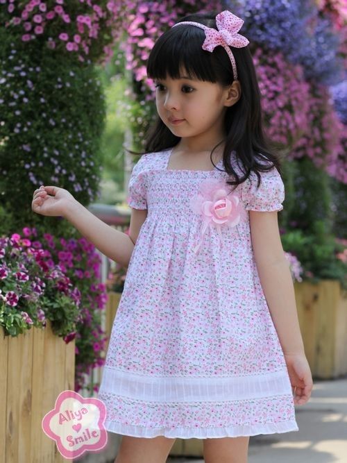 NWT Pink Purple Floral Girls Dress Spring/Summer Flower Dress SZ 2T 3T 