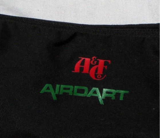VTG ABERCROMBIE & FITCH AIRDART Set & Bag Blow Gun Dart  
