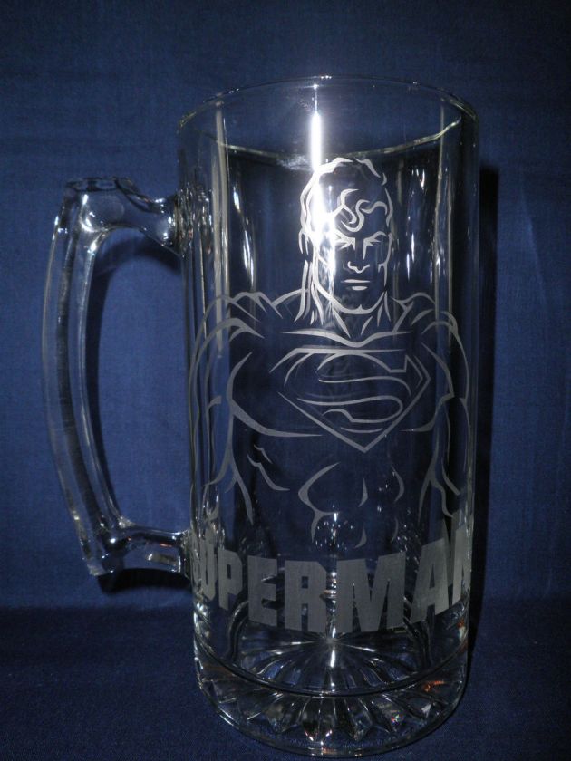 Superman Body Beer Stein Sports mug HUGE 27OZ. STEIN  
