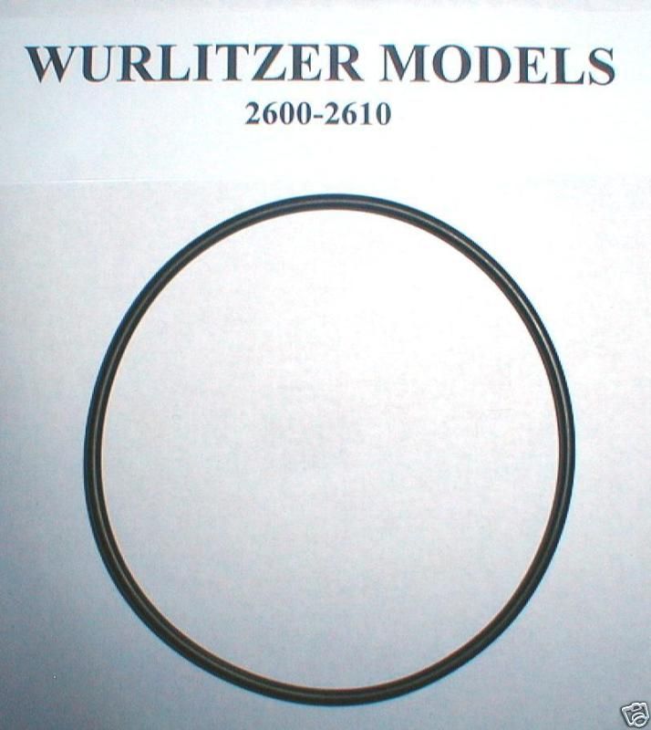 Wurlitzer Jukebox Turntable belt 2600 & 2610 models  