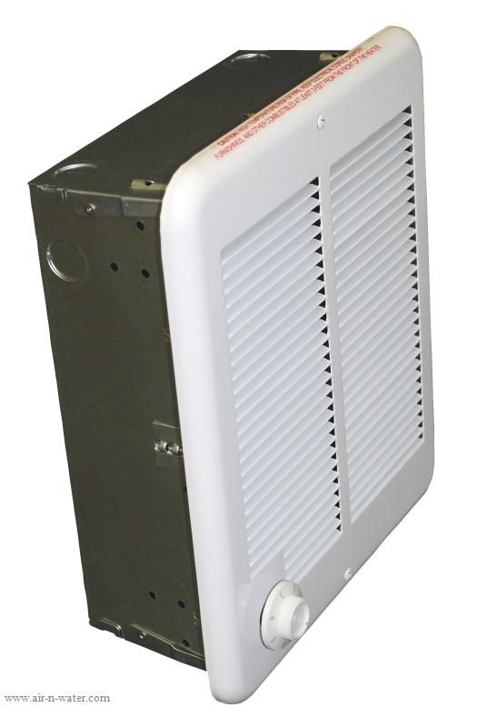 NEW White 2000 W Watt Electric Low Profile Wall Space Utility Heater 
