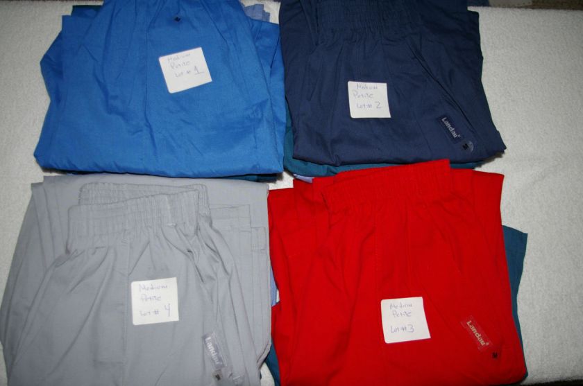 Lot of 3 Landau Medical Nursery Uniform Scrubs Pants Style 8320 Womens 