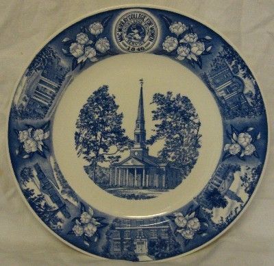 WEDGWOOD MACMURRAY COLLEGE FOR WOMEN 1846 DINNER PLATE GREAT  